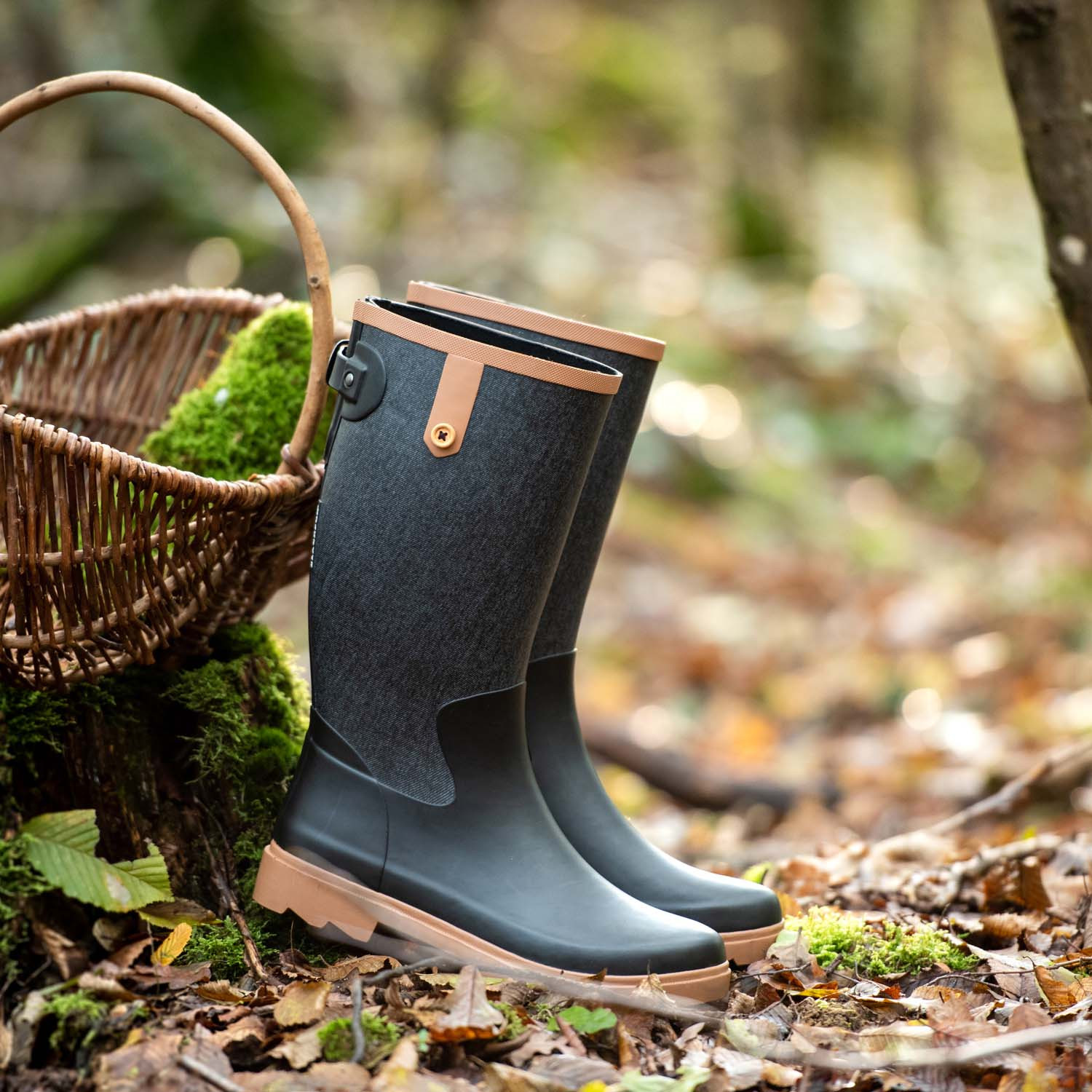 Black shop fox bottes
