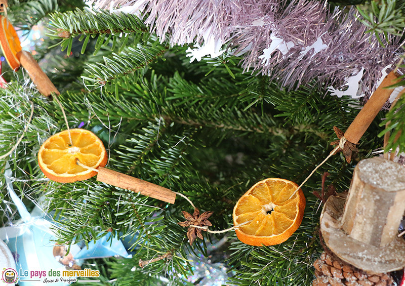 diy guirlande orange sechee