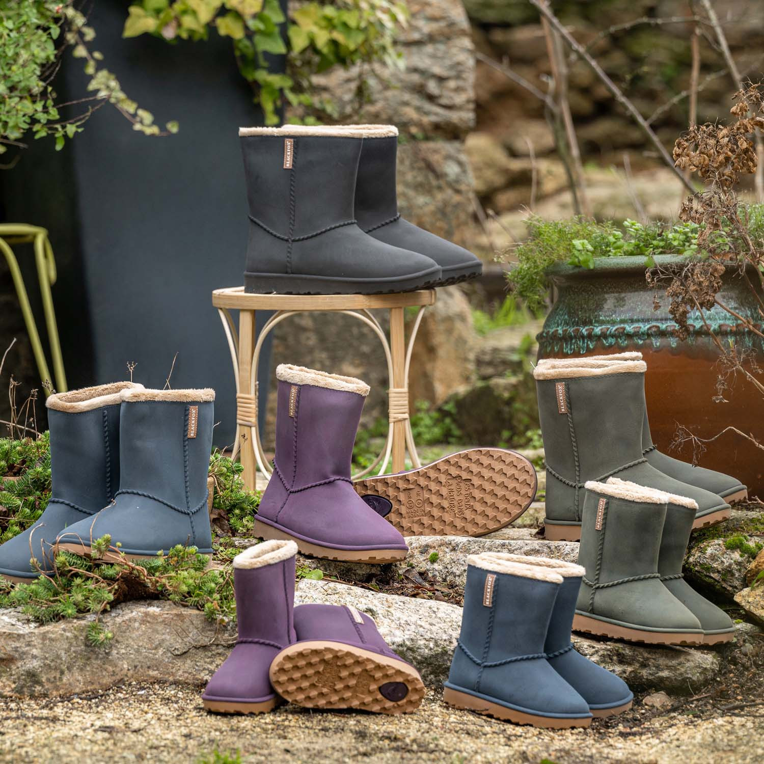 Chaussures fourrées femme hiver outlet