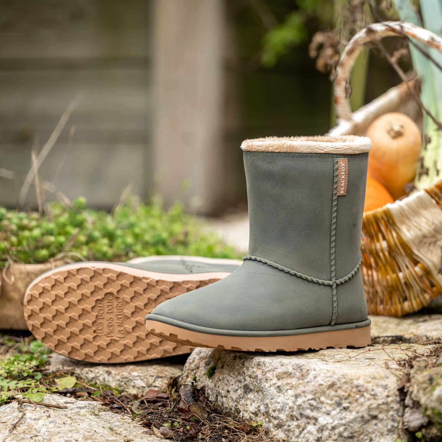 Blackfox Sabot Fantaisie Femme Demi Bottes Bottillon De Jardin