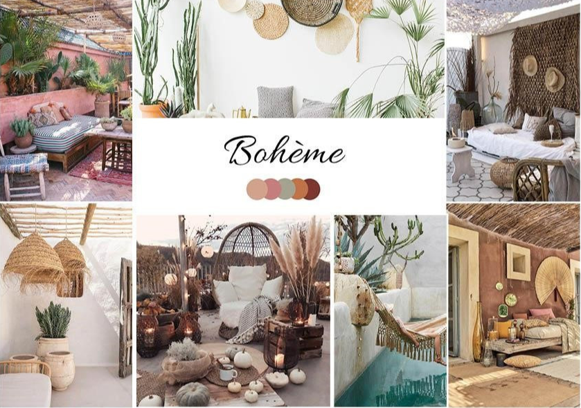 Tendance déco bohème chic pour votre extérieur