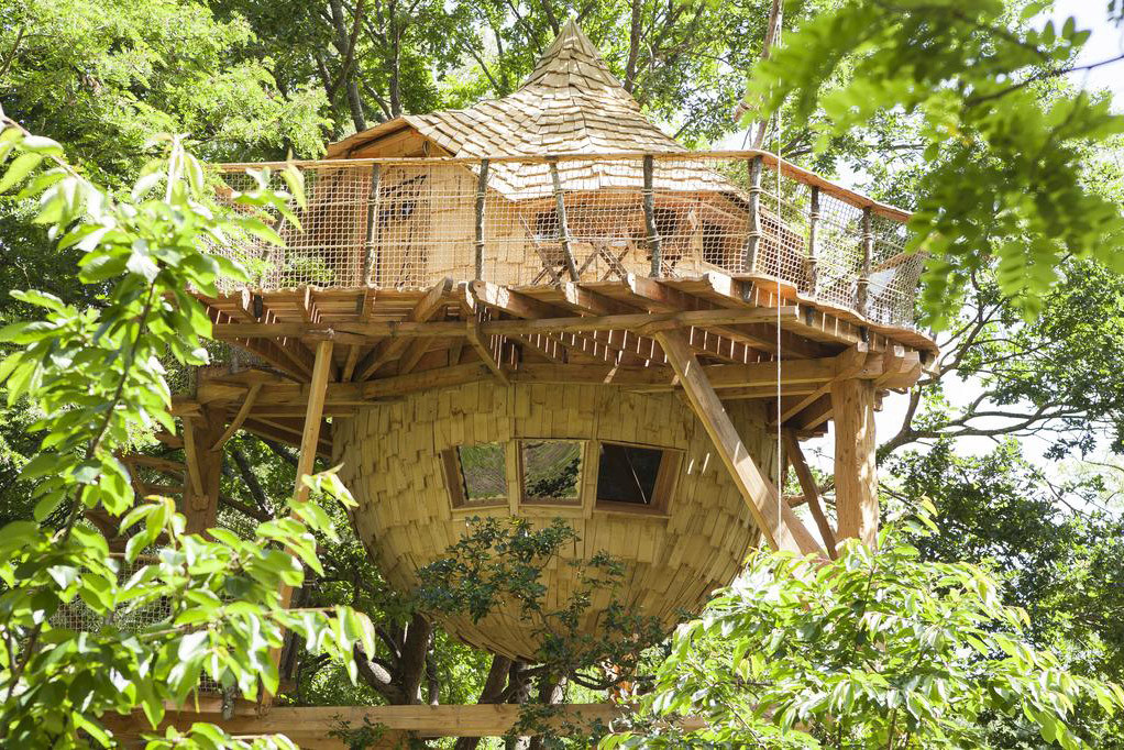 La Bateliere sur Loire cabane dans les arbres