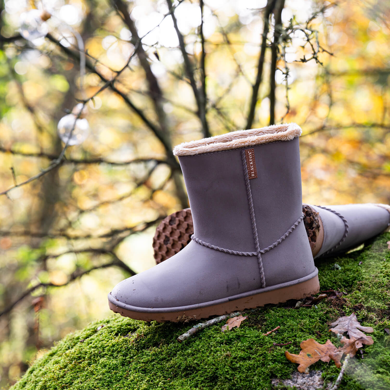Blackfox cheyenne sheepskin style waterproof wellies sale