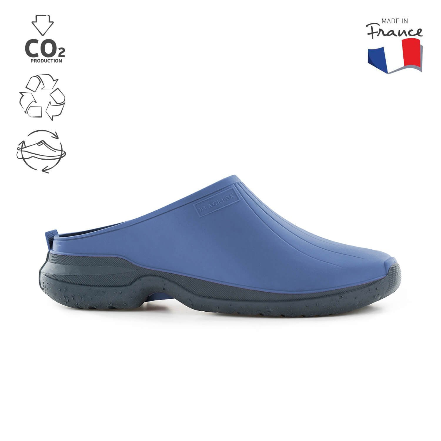 Rubber clog shoes top