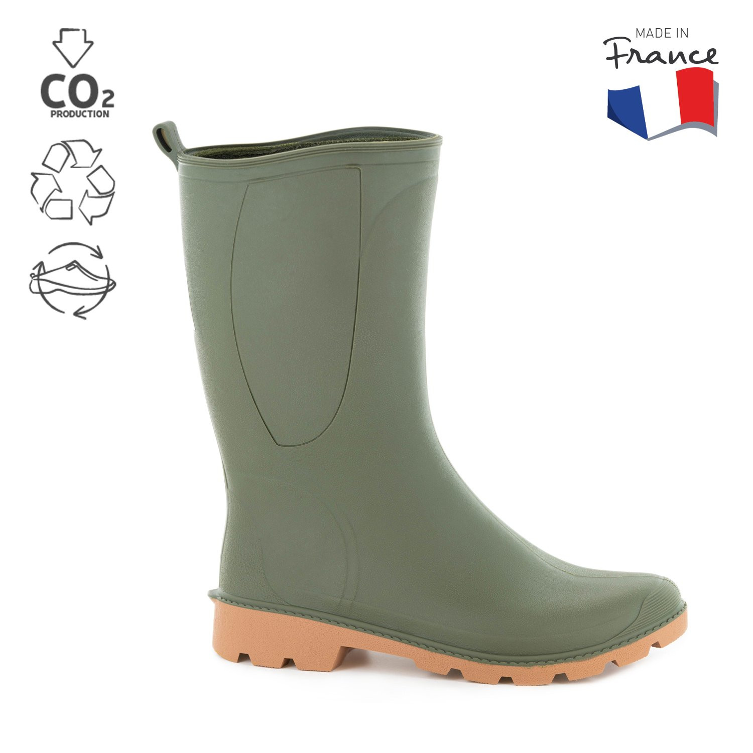 durance botte kaki cote pictos
